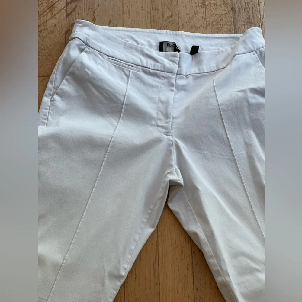 Briggs ladies full stretch white pull on/zip dress pants size 14-5‎ pocket/slash - Picture 4 of 12